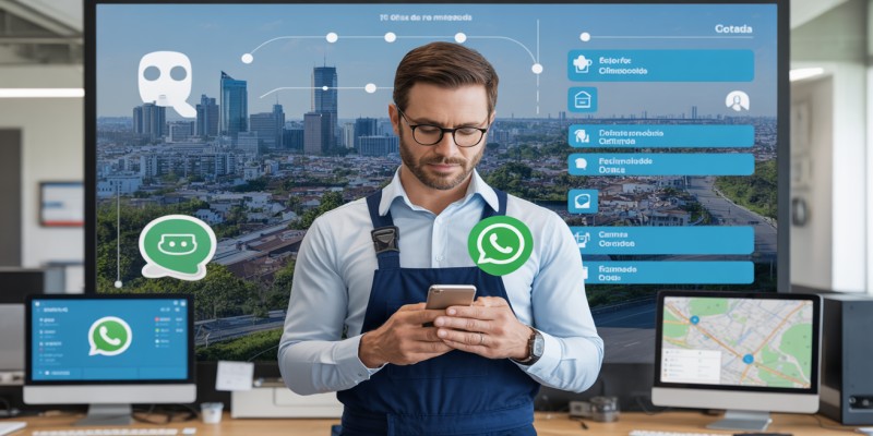 WhatsApp para Serviços Locais: Orçamento e Rota do Técnico